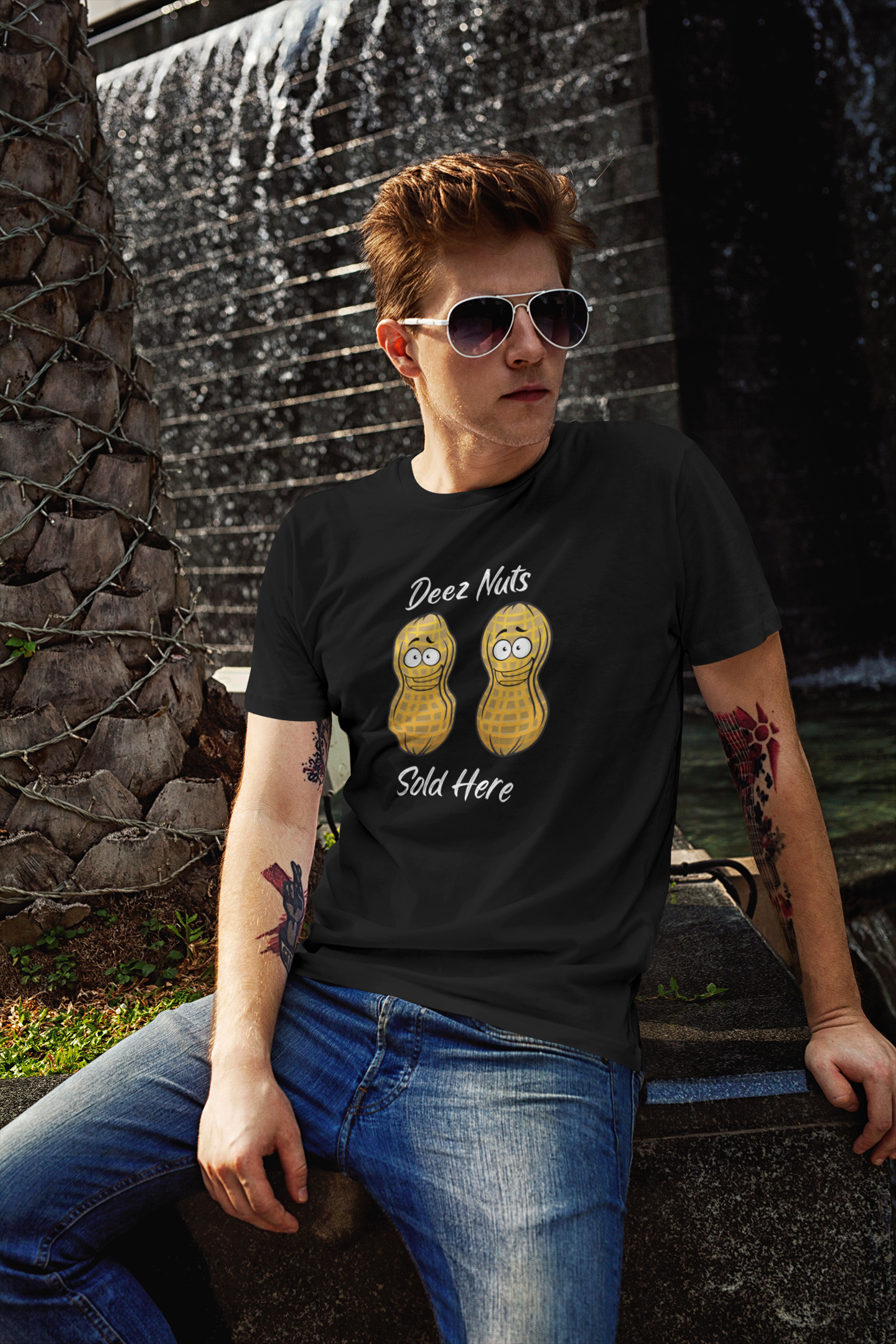 deez nuts sold here t shirt